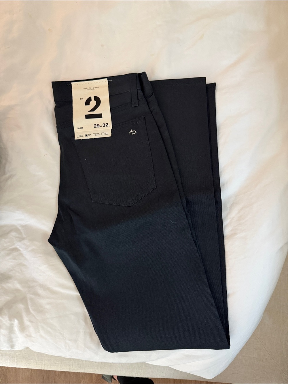 rag & bone Slim Black Men's Jeans